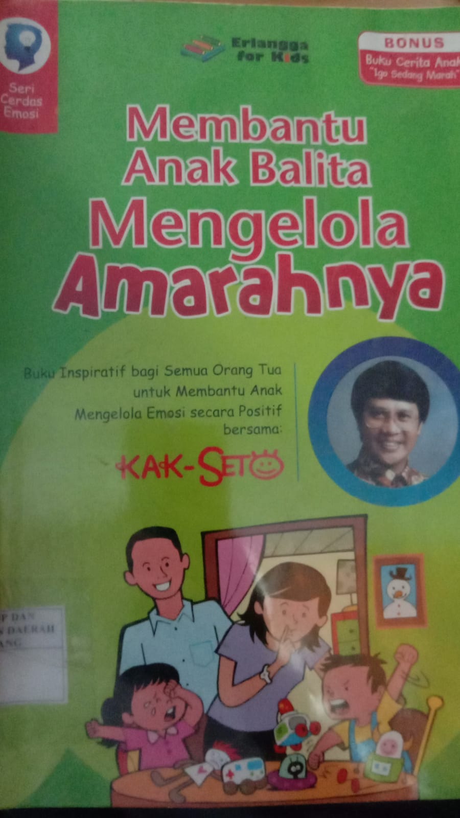 Membantu Anak Balita Mengelola Amarahnya : Buku inspiratif Bagi Semua Orang Tua Untuk Membantu Anak Mengelola Emosi Secara Positif 